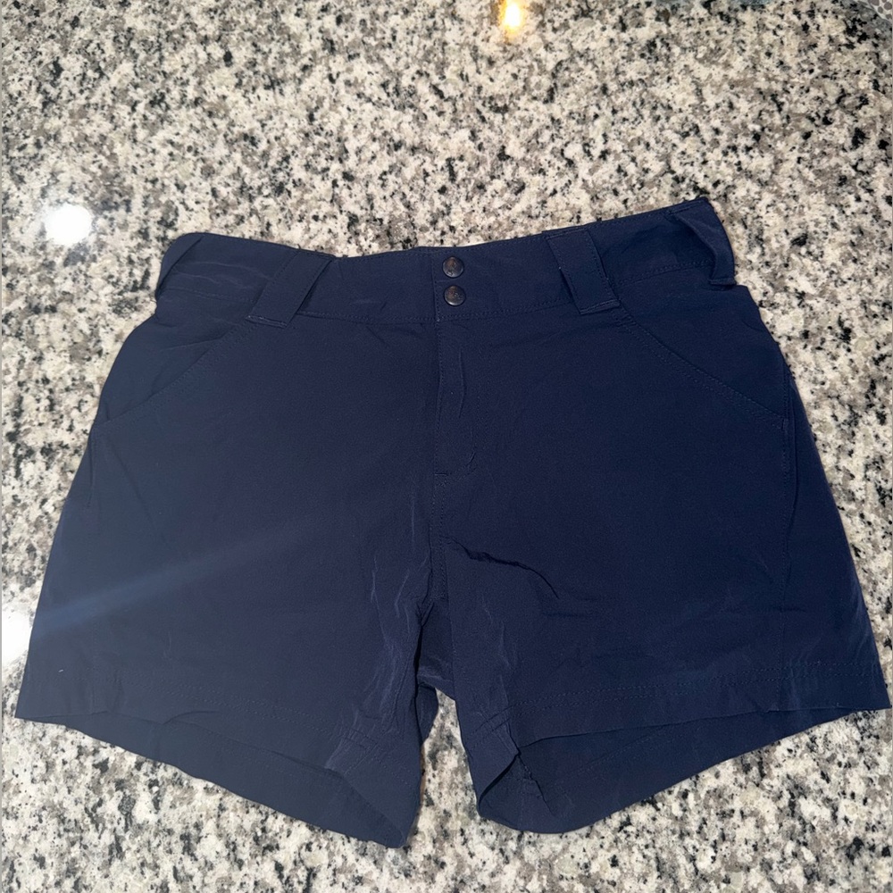 Columbia PFG Women’s Navy 5” Inseam Shorts Size 8